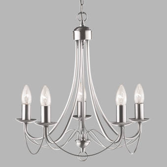 Suki 5 Light Candle Style Empire Chandelier Suki 5 Light Candle Style Empire Chandelier